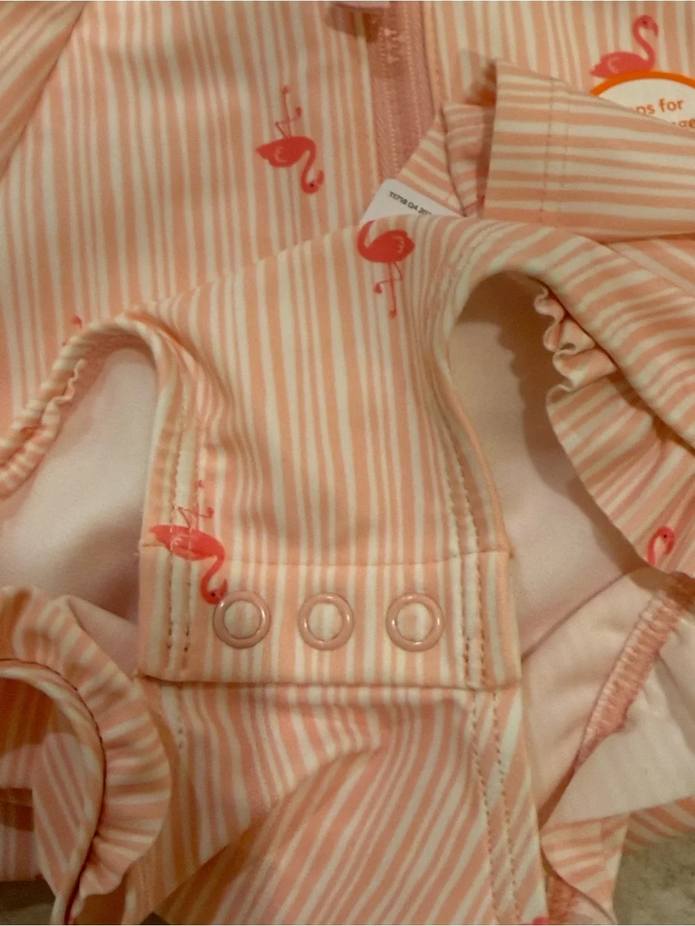 Carter's Pink Flamingo Kids Swimwear Size 9 mo NWT